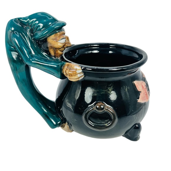 Wychwood Brewery Halloween Hobgoblin Beer Coffee Mug Witch Cauldron 12oz - Picture 4 of 8